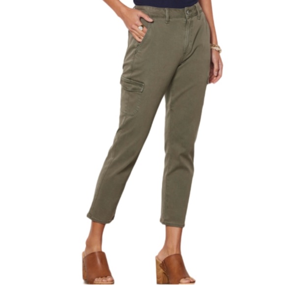 PAIGE Jolie Weekender in Vintage Ivy Green- Size 26 - Picture 1 of 15